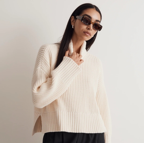 Madewell Sweaters - NWT Madewell Women Wide Rib Sweater Size S
